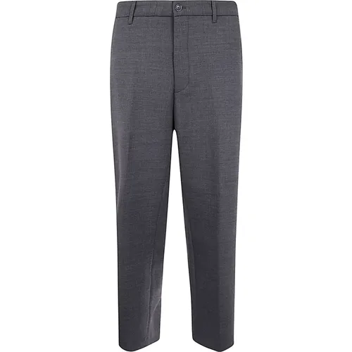 Baggy Man Hose Iron Stil,Schwarze Baggy Man Hose,Baggy Man Hose mit Seildetail - Nine In The Morning - Modalova