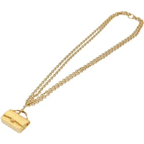 Pre-owned Jewellery, female, , Size: ONE SIZE Pre-owned Metal necklaces - Chanel Vintage - Modalova