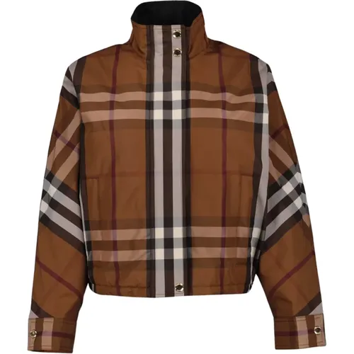 Vintage Check Short Jacket , female, Sizes: 2XS - Burberry - Modalova