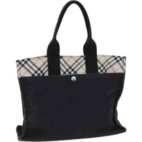 Pre-owned Tote Bags, female, , Size: ONE SIZE Pre-owned Canvas handbags - Burberry Vintage - Modalova