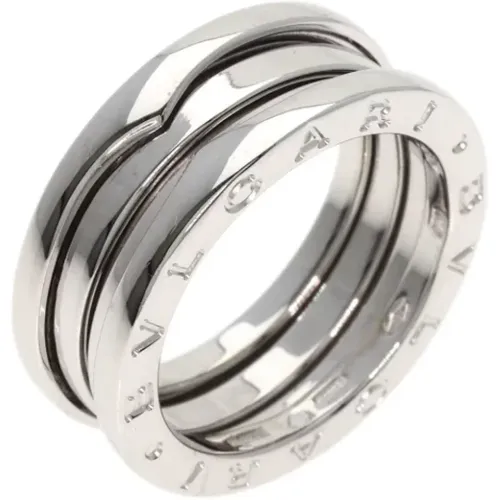 Pre-owned Jewellery, female, , Size: ONE SIZE Pre-owned White Gold rings - Bvlgari Vintage - Modalova