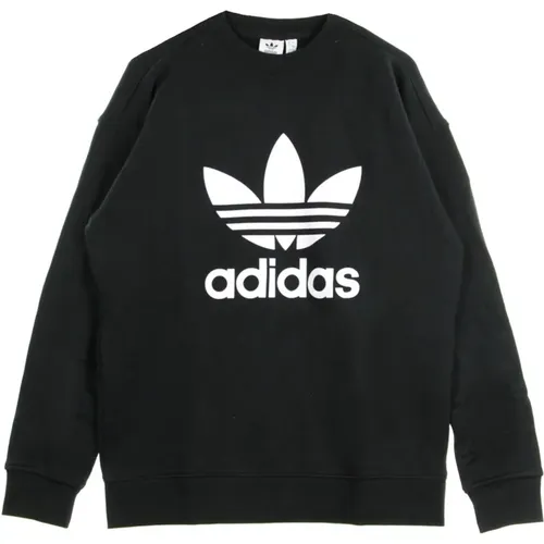 Lightweight Crewneck Sweatshirt /White , female, Sizes: XL, L, 2XL - Adidas - Modalova