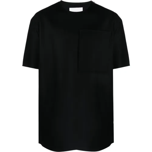 Schwarzes Taschen T-Shirt - Jil Sander - Modalova