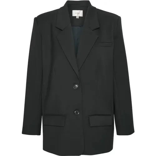 Oversize Fit Blazer , female, Sizes: M/L, XS/S - Gestuz - Modalova