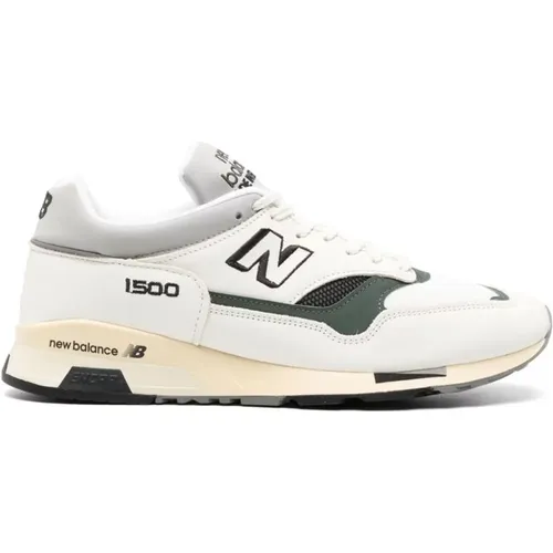 Sneakers, male, , Size: 8 1/2 US Leather Sneaker Panel Design - New Balance - Modalova