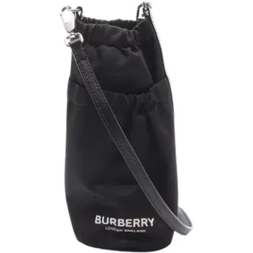 Pre-owned Bucket Bags, female, , Size: ONE SIZE Pre-owned Leather shoulder-bags - Burberry Vintage - Modalova