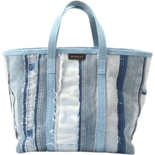 Pre-owned Denim totes , male, Sizes: ONE SIZE - Balenciaga Vintage - Modalova