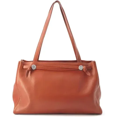 Pre-owned Tote Bags, female, , Size: ONE SIZE Pre-owned Leather handbags - Hermès Vintage - Modalova