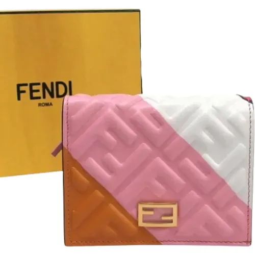 Pre-owned Leather wallets , female, Sizes: ONE SIZE - Fendi Vintage - Modalova