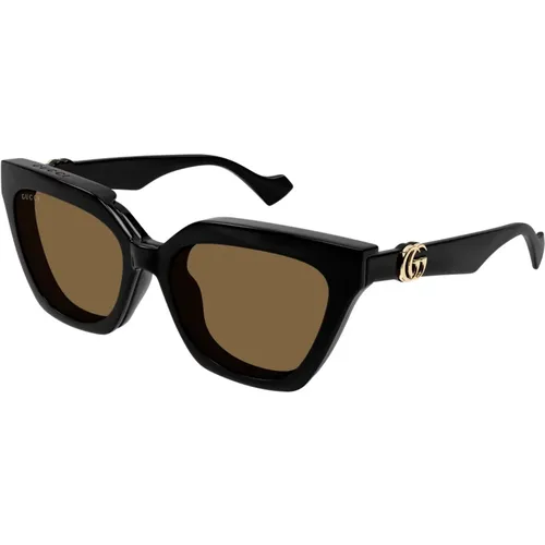 Gg1542S 001 Sonnenbrillen , Damen, Größe: 55 MM - Gucci - Modalova
