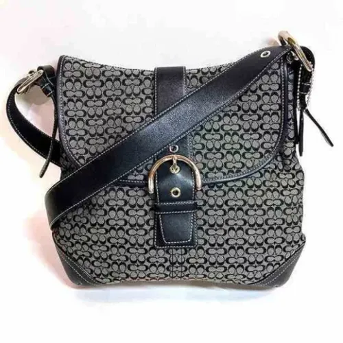 Pre-owned Cross Body Bags, female, , Size: ONE SIZE Pre-owned Canvas shoulder-bags - Coach Pre-owned - Modalova