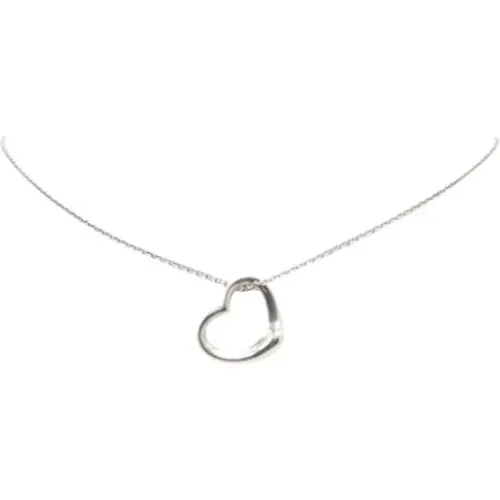 Pre-owned Jewellery, female, , Size: ONE SIZE Pre-owned Silver necklaces - Tiffany & Co. Pre-owned - Modalova