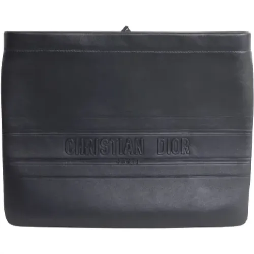 Pre-owned Clutches, female, , Size: ONE SIZE Pre-owned Leather clutches - Dior Vintage - Modalova