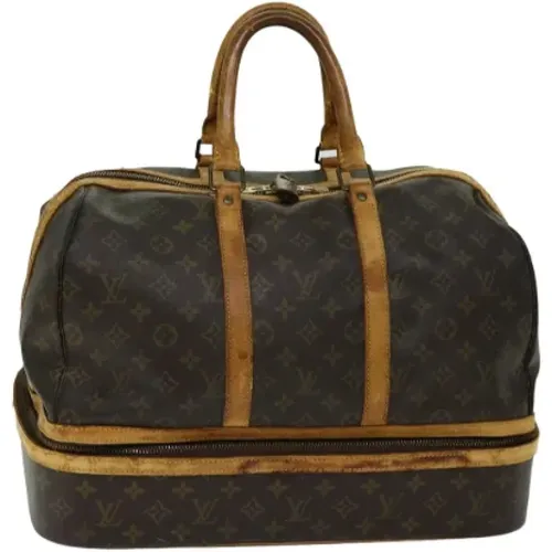 Pre-owned Weekend Bags, female, , Size: ONE SIZE Pre-owned Canvas travel-bags - Louis Vuitton Vintage - Modalova