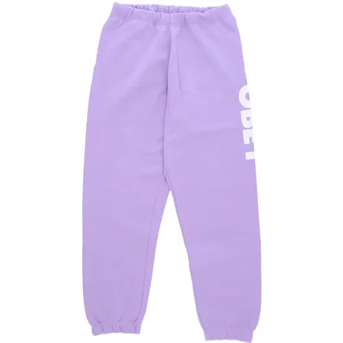 Sweatpants, male, , Size: L Bold Digital Lavender Sweatpants - Obey - Modalova