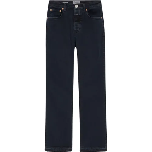Bequeme Jeans mit Gürtelschlaufen und Reißverschluss , Damen, Größe: W31 - closed - Modalova