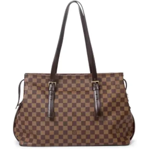 Pre-owned Tote Bags, female, , Size: ONE SIZE Pre-owned Coated canvas louis-vuitton-bags - Louis Vuitton Vintage - Modalova