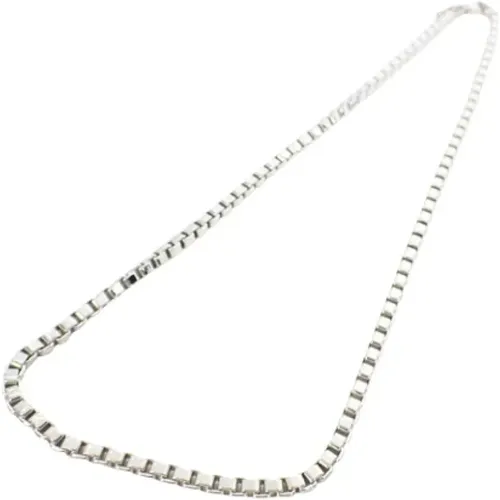 Pre-owned Jewellery, female, , Size: ONE SIZE Pre-owned Silver necklaces - Tiffany & Co. Pre-owned - Modalova