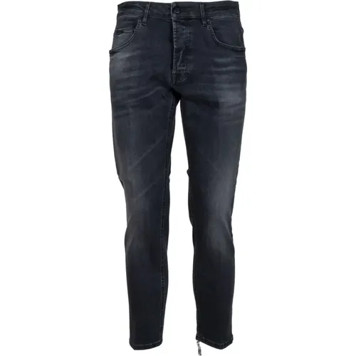 Yaren Nero Elastische Baumwoll Jeans - Don The Fuller - Modalova