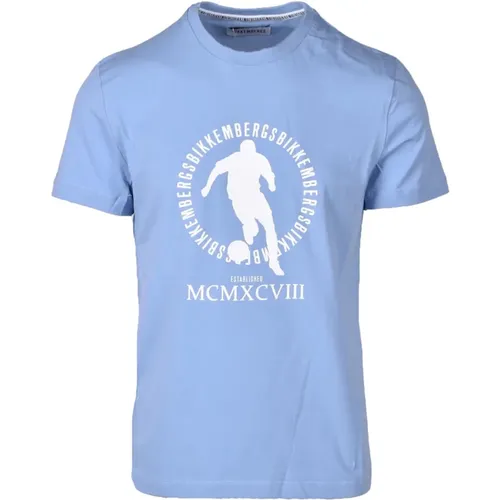 Baumwoll Elasthan T-Shirt - Bikkembergs - Modalova