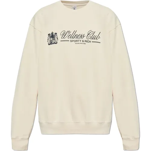 Sweatshirts, unisex, , Size: M Sweatshirt from the Wellness Club collection - Sporty & Rich - Modalova