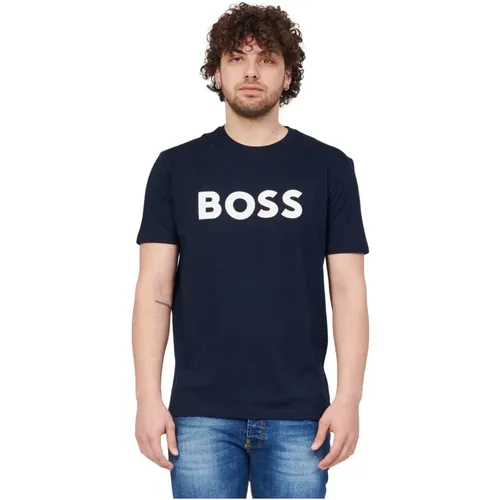 T-Shirts, male, , Size: S T-Shirts - Hugo Boss - Modalova