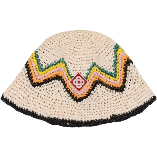 Beanies, unisex, , Size: S Chevron Bucket Hat - Casablanca - Modalova