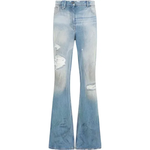 Denim Blaue Wide Leg Jeans , Damen, Größe: M - EgonLab - Modalova