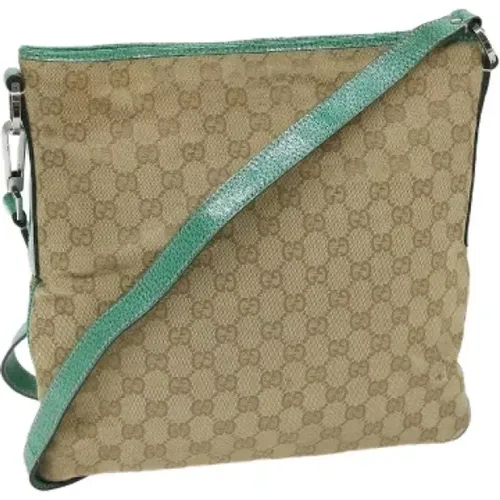 Pre-owned Cross Body Bags, female, , Size: ONE SIZE Pre-owned Canvas gucci-bags - Gucci Vintage - Modalova