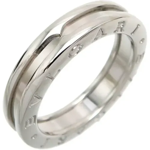 Pre-owned Jewellery, female, , Size: ONE SIZE Pre-owned White Gold rings - Bvlgari Vintage - Modalova