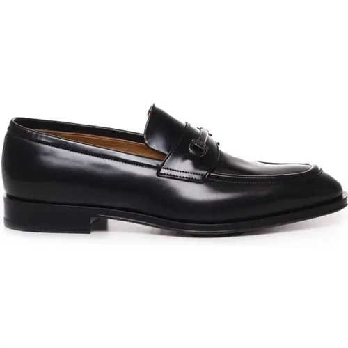 Flat Shoes with Cotton Blend , male, Sizes: 8 UK, 7 1/2 UK, 5 1/2 UK, 6 1/2 UK, 8 1/2 UK, 7 UK - Salvatore Ferragamo - Modalova