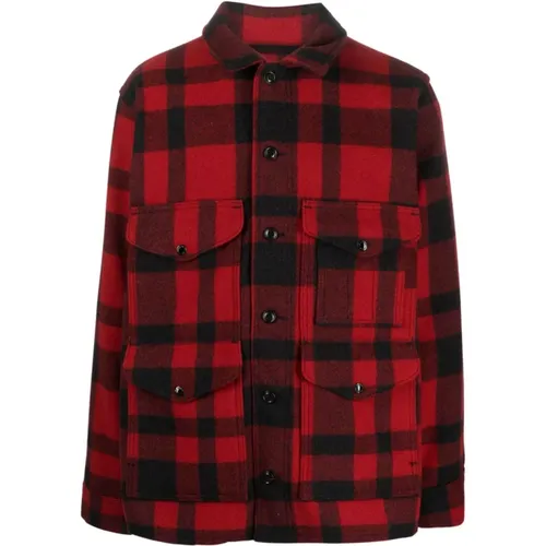 Plaid Wool Shirt Jacket , male, Sizes: M - Filson - Modalova