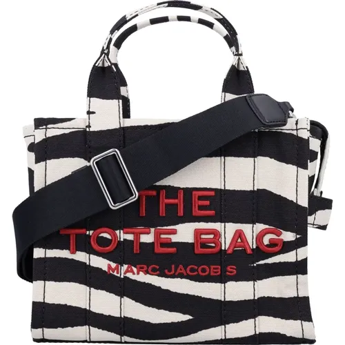 Zebra Canvas Tote Bag , female, Sizes: ONE SIZE - Marc Jacobs - Modalova