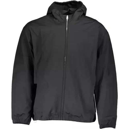 Cotton Jacket with Hood and Multiple Pockets , male, Sizes: L, M, 2XL, S, XL - Calvin Klein - Modalova