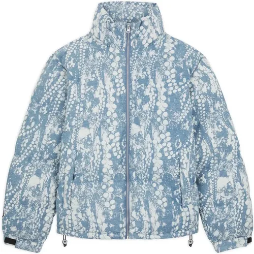 Denim Puff Jacke Celeste Octopus - Octopus - Modalova