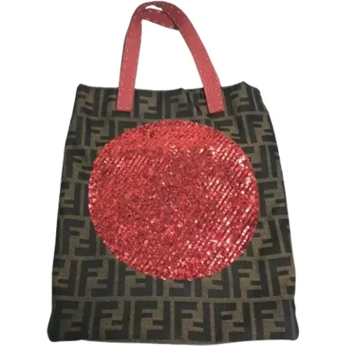 Pre-owned Tote Bags, female, , Size: ONE SIZE Pre-owned Canvas fendi-bags - Fendi Vintage - Modalova