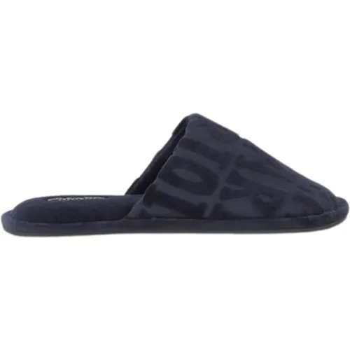 Slip-On Sandals , male, Sizes: 5 UK - Emporio Armani - Modalova