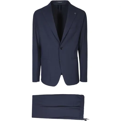 Single Breasted Suits, male, , Size: M Suit Elevate Style Sophisticated - Tagliatore - Modalova