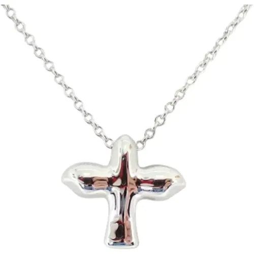 Pre-owned Jewellery, female, , Size: ONE SIZE Pre-owned Silver necklaces - Tiffany & Co. Pre-owned - Modalova