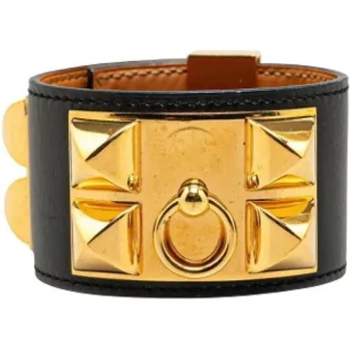 Pre-owned Jewellery, female, , Size: ONE SIZE Pre-owned Leather bracelets - Hermès Vintage - Modalova