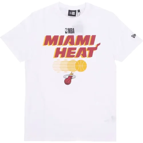 Sportswear, male, , Size: XL Miami Heat NBA Graphic Tee - new era - Modalova