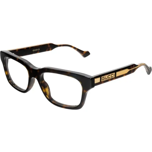 Glasses, male, , Size: 54 MM Gg1731O 002 Optical Frame - Gucci - Modalova