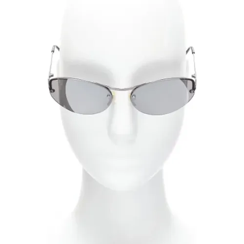 Pre-owned Metal sunglasses , female, Sizes: ONE SIZE - Versace Pre-owned - Modalova