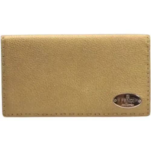 Pre-owned Wallets, female, , Size: ONE SIZE Pre-owned Leather wallets - Fendi Vintage - Modalova