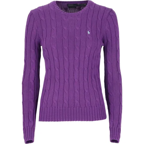 Cotton Sweater with Iconic Pony Logo , female, Sizes: XS - Ralph Lauren - Modalova