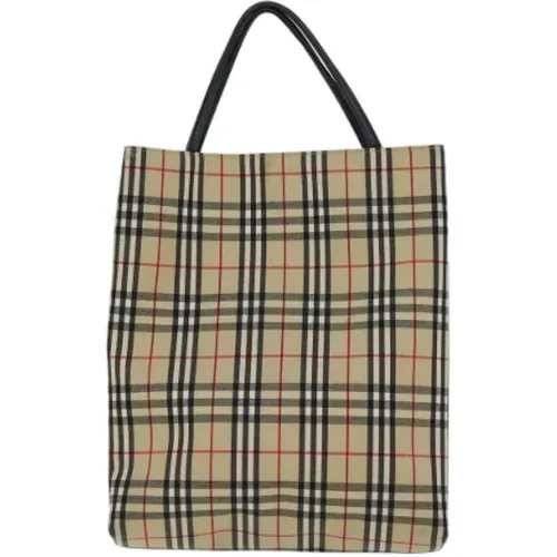 Pre-owned Canvas totes , female, Sizes: ONE SIZE - Burberry Vintage - Modalova