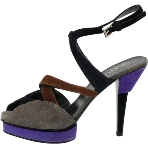 Pre-owned Wildleder sandals , Damen, Größe: 37 EU - Prada Vintage - Modalova