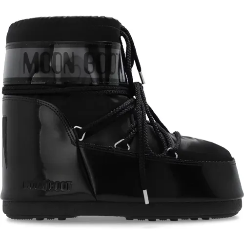 Schwarze Damen Stiefeletten , Damen, Größe: 36 EU - moon boot - Modalova