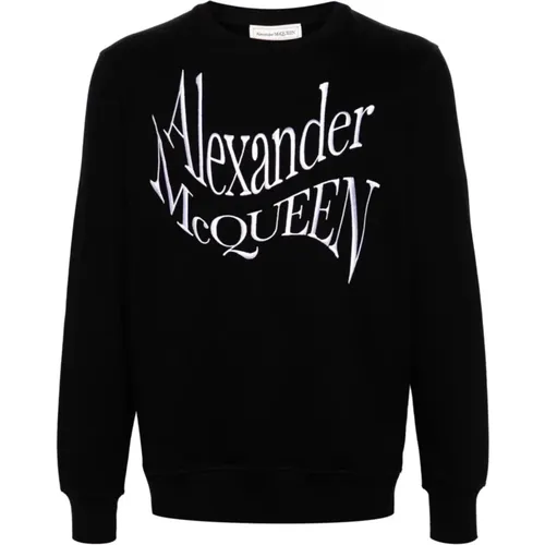 Schwarze Pullover für Männer , Herren, Größe: L - alexander mcqueen - Modalova