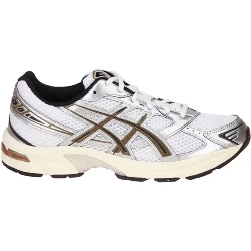 Gel Weiß-Brauner Sneaker , Herren, Größe: 43 1/2 EU - ASICS - Modalova